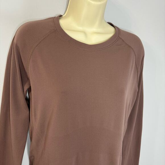 Athleta Momentum Seamless Top Long Sleeve Stretch Women's Medium - Picture 2 of 8